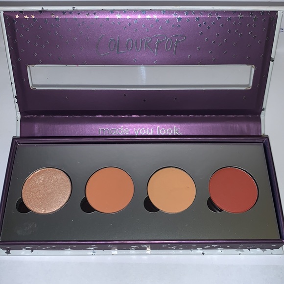 Low Key Colourpop 4 Pan Eyeshadow Palette W Stars - Picture 2 of 13